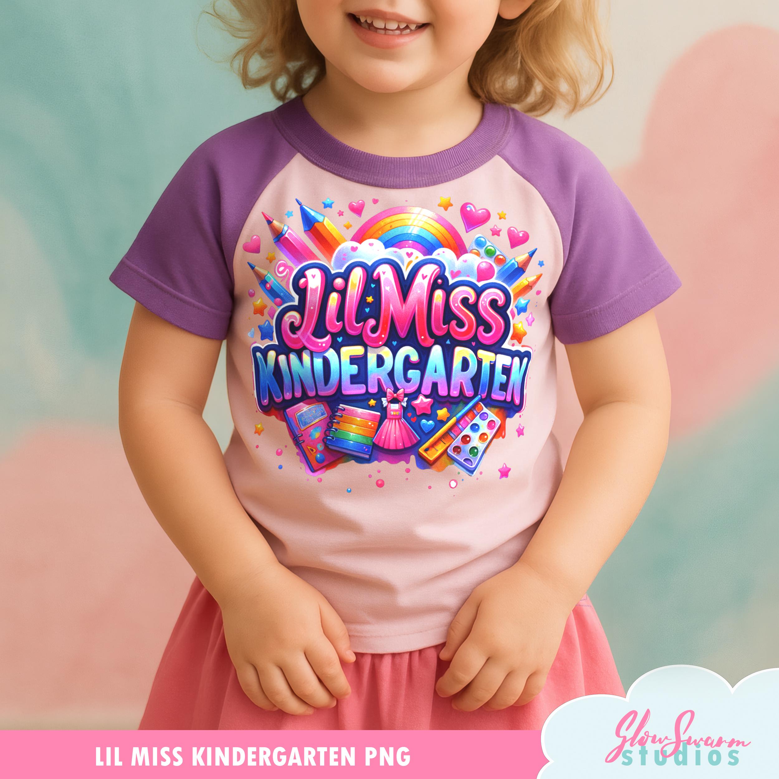 Little Miss Kindergarten PNG, Lil Miss Kindergarten PNG, Back to School ...