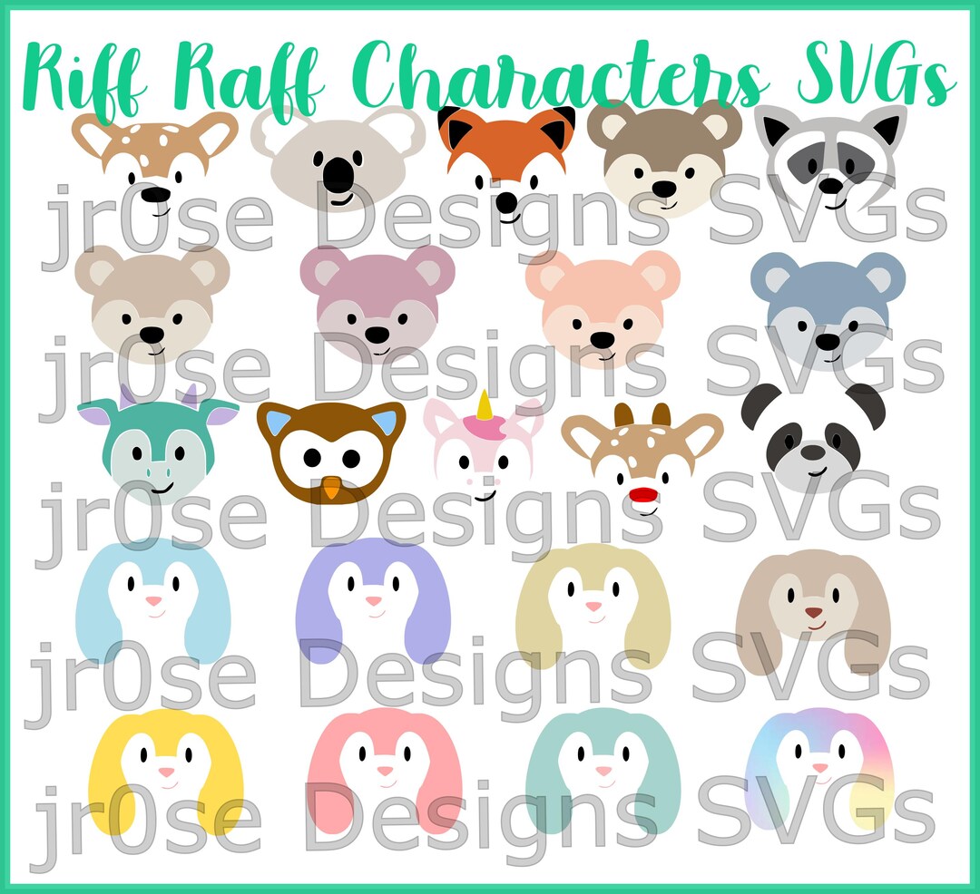 Riff Raff BULK Character SVG PNG Files - Cricut, Design and More ...