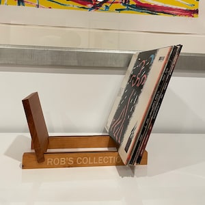 Personalized Vinyl Storage Rack, Vinyl Shelf,