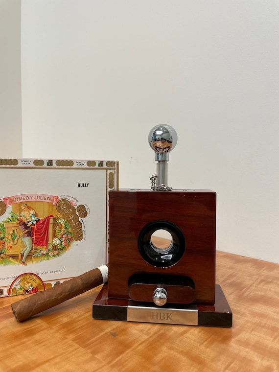 Personalized Table Top Cigar Cutter Housewarming Gift Man Etsy
