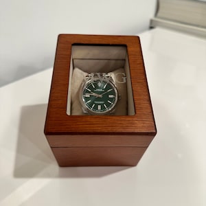 Watch box, Modern Watch Box, Housewarming Gift, Gift for Boyfriend, Gift for watch lover, Watch Storage Box image 5
