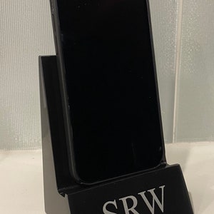 Personalized Genuine Marble iPad Charge Station, iPhone marble stand, iphone concrete marble stand, Housewarming Gift