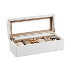 Watch box, Modern Watch Box, Housewarming Gift, Gift for Boyfriend, Gift for watch lover, Watch Storage Box image 10