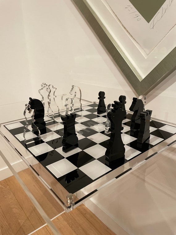 Tabletop Modern Chess Board – English Country Home