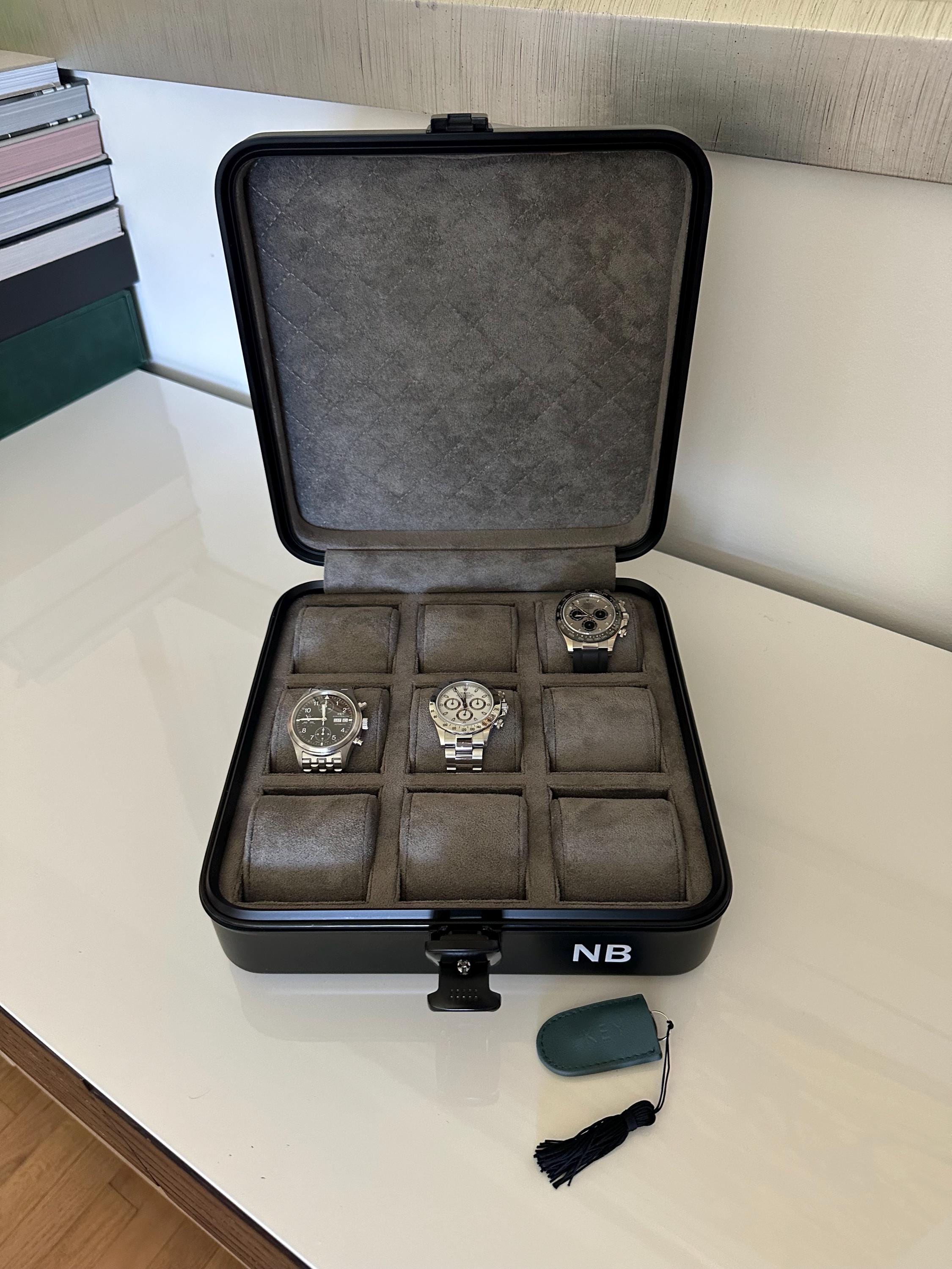 Custom Personalized Metal Watch Case, Rimowa Style Watch