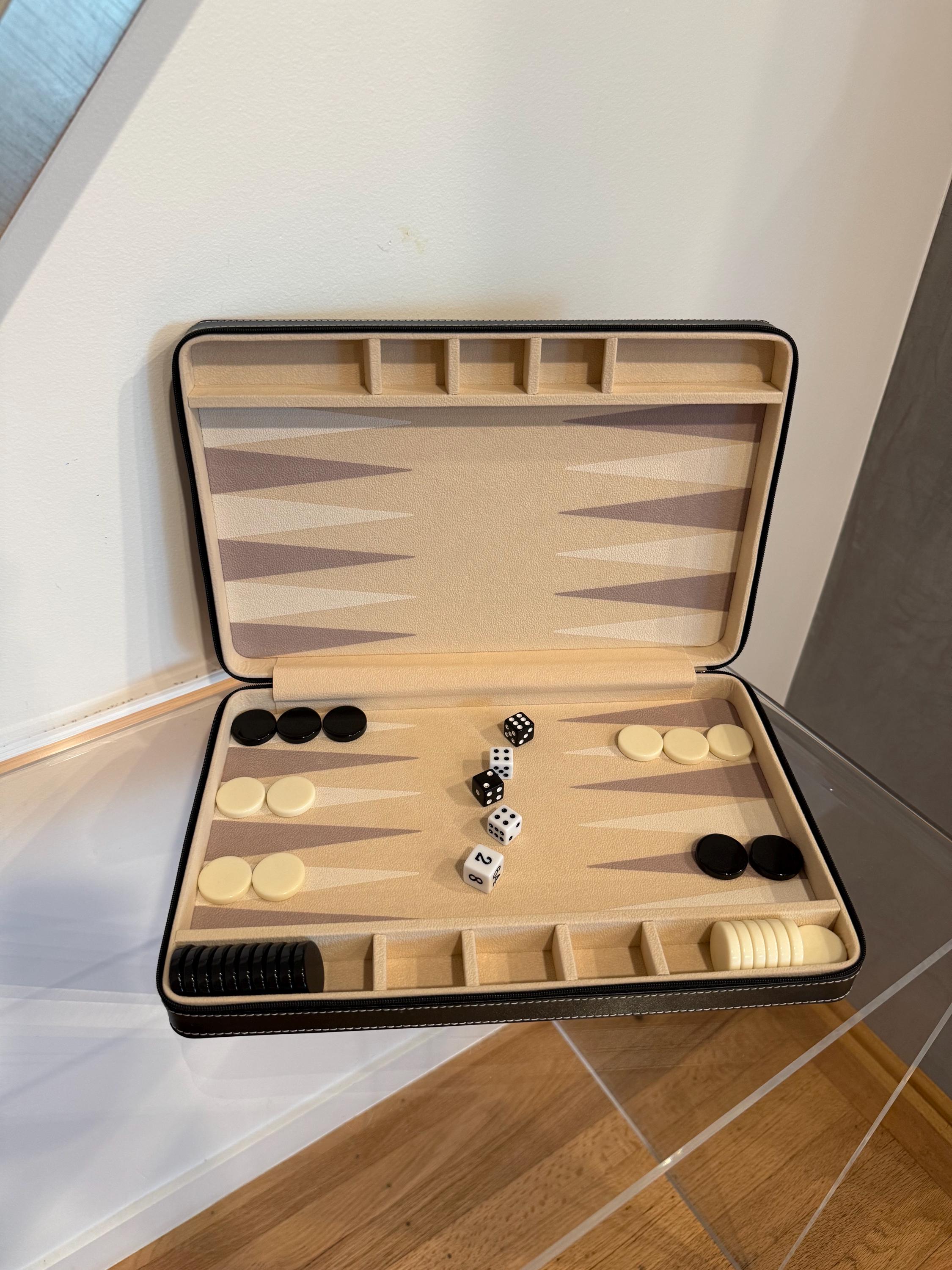 Personalized Leather Backgammon, Backgammon Set, Housewarming Gift ...