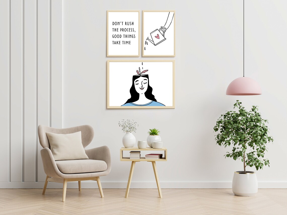 Talking Helps Therapist Office Art Therapy process poster Etsy