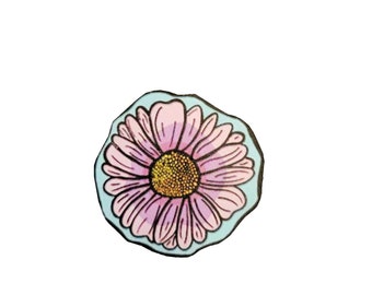 Purple Daisy Sticker