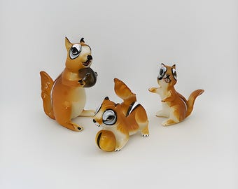 Bone China Miniature Animal Figurines, Josef Originals Mice