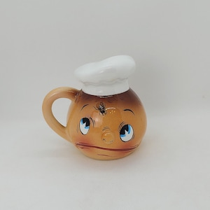Vintage 1950s Ucagco PY Japan Anthropomorphic Oh My a Fly Chef Spice/Salt/Pepper Shaker, Single Shaker Only