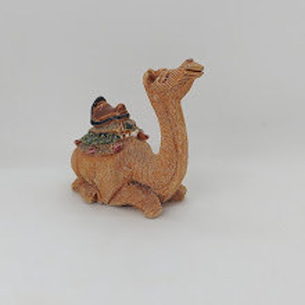 Vintage Artesania Rinconada Anthropomorphic Laying Down Mama Camel Figurine#64, Classic Collection, Retired