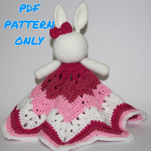 Bunny Lovey Crochet Pattern PDF Download