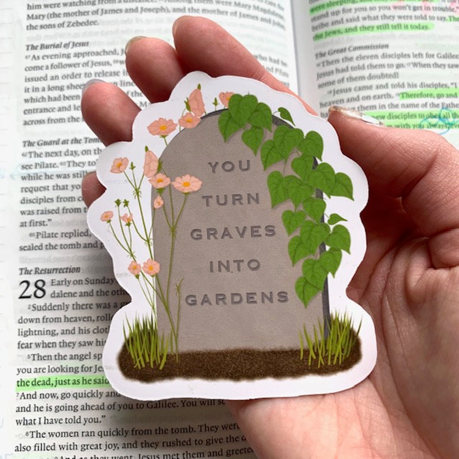 Graves to Gardens Vinyl Sticker Etsy