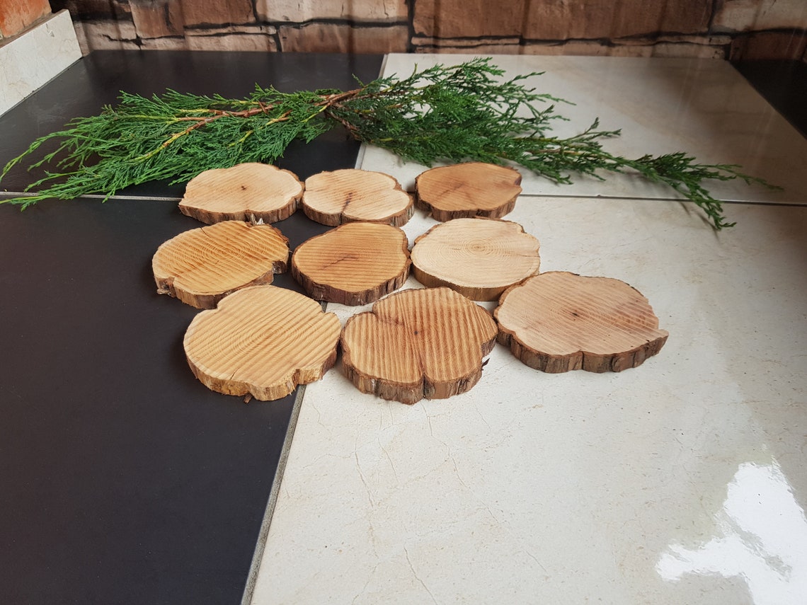 Wood Slice Juniper wood Slices wood for crafts wood slices Etsy