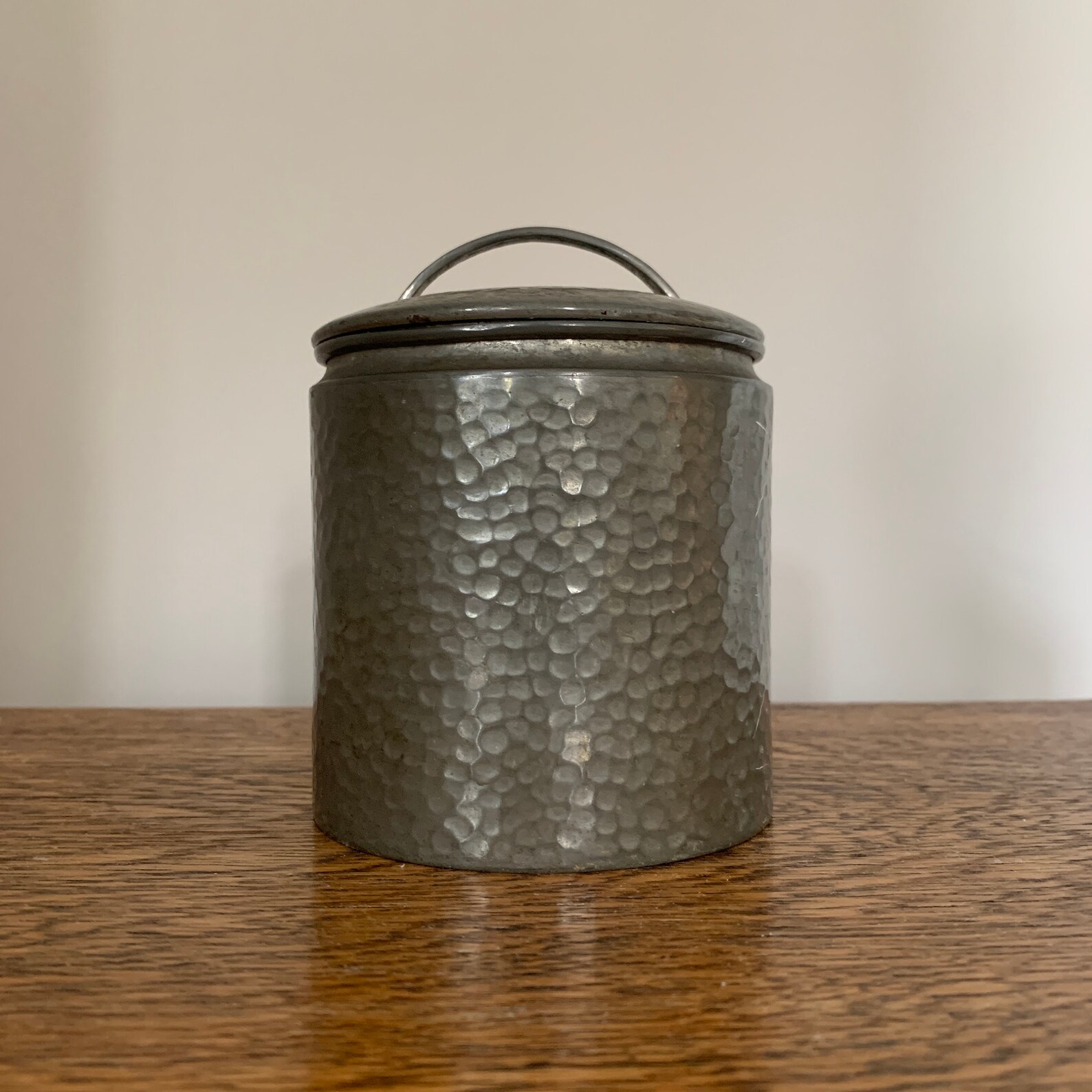 Vintage Civic Pewter Hammered Pot style 1190 Etsy