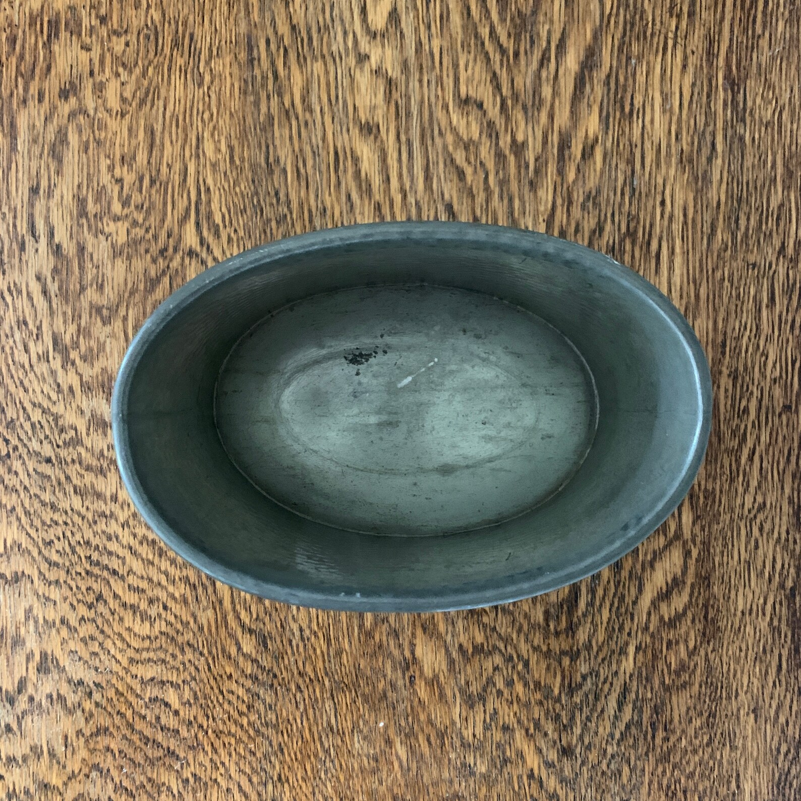 Vintage Civic Pewter Footed Oval Tea Caddy estilo 1073 Etsy España