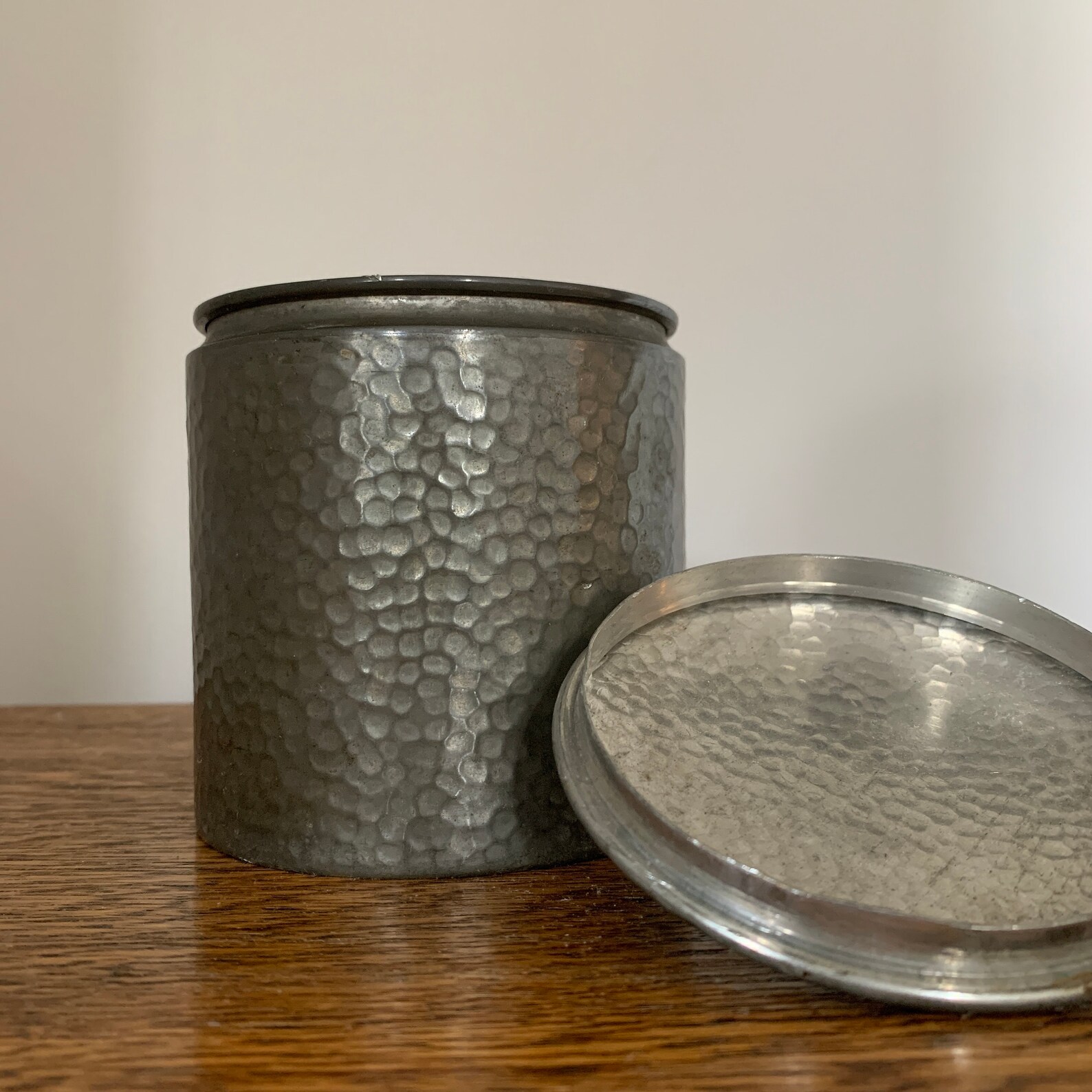 Vintage Civic Pewter Hammered Pot style 1190 Etsy