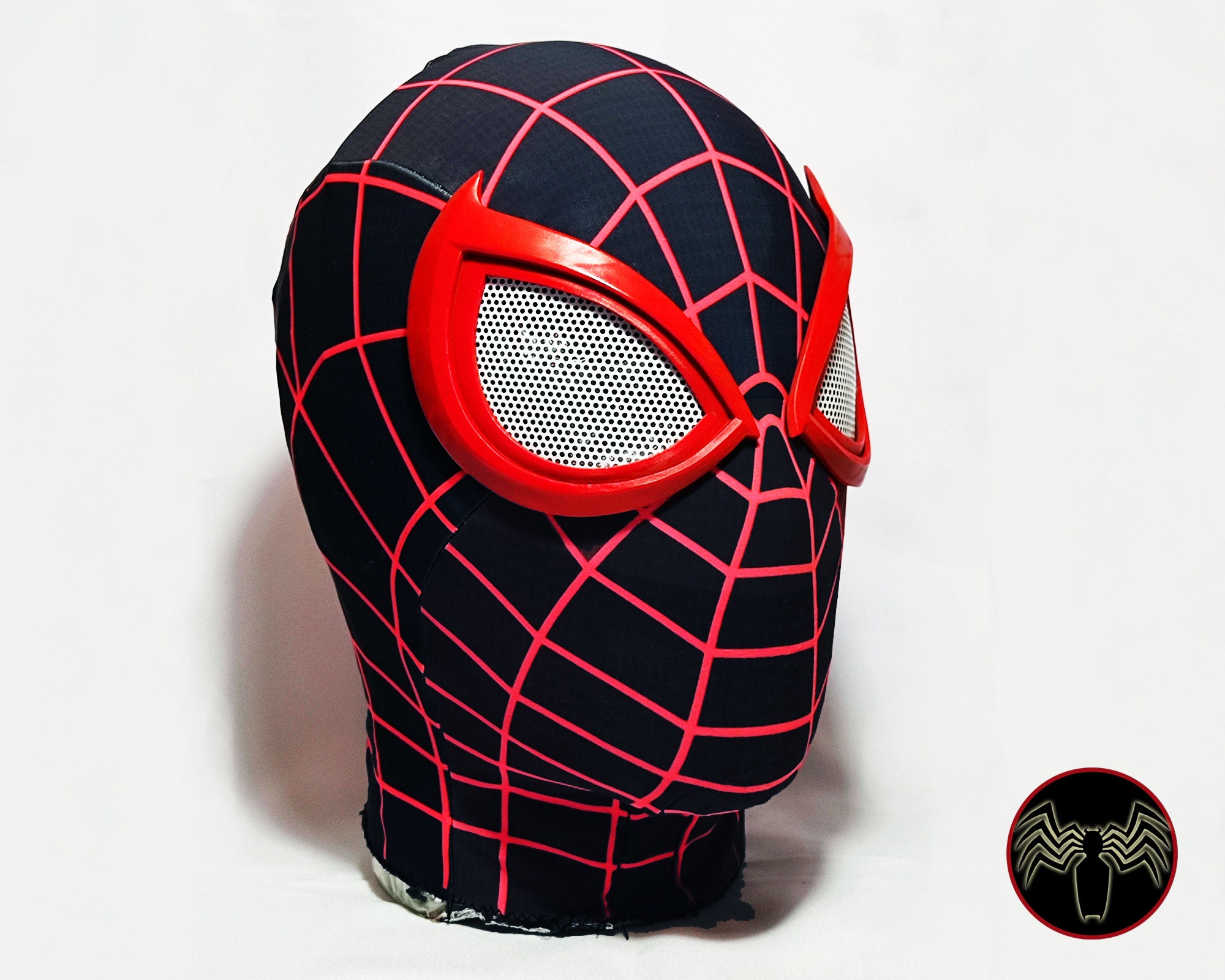 Spider Man Miles Morales PS5 Mask Cosplay | Etsy