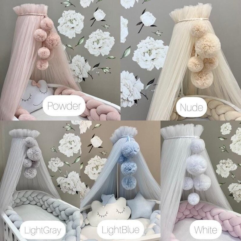 Canopy Curtain for Cot Cot or Double Bed Etsy