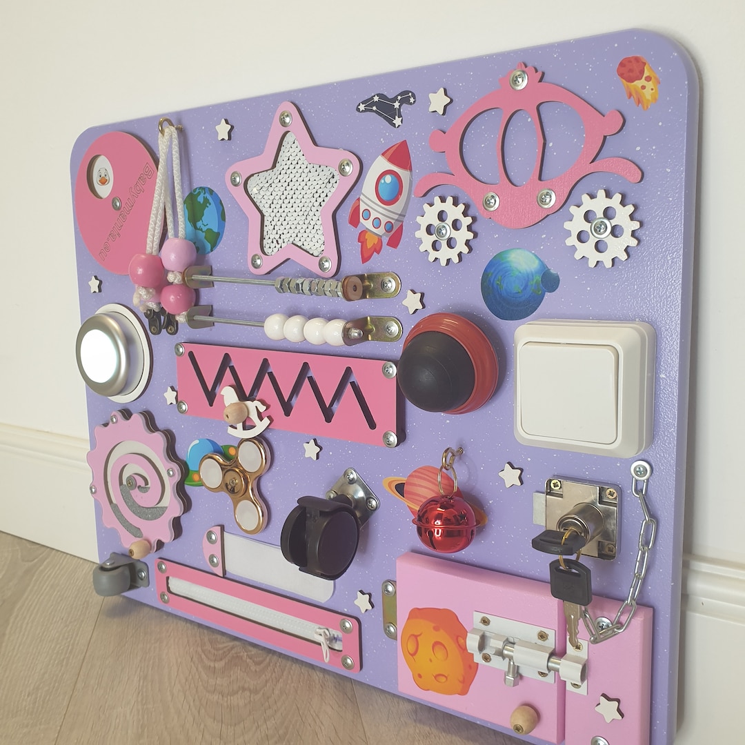 Pannello Sensoriale Montessori Tavola Attività Educativa Sviluppo