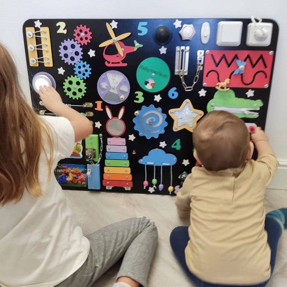 Activity-board Jouets bébé dès 1 an - Table de jeux 6 en 1 Jouets