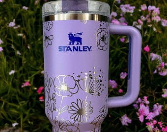 Personalized Stanley Tumbler Engraved Stanley Cup 40 Oz Custom Stanley  Quencher Stanley Tumbler 40 Oz With Handle Custom Stanley Accessories - Stanley  Tumbler - Stylish Stanley Tumbler - Pink Barbie Citron Dye Tie