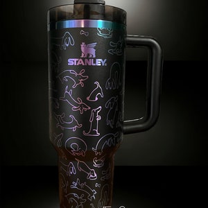 Dachshund Doodles, Weiner Dog, Engraved Personalized 40 oz Stan or Super Dupe Travel Tumbler with Handle
