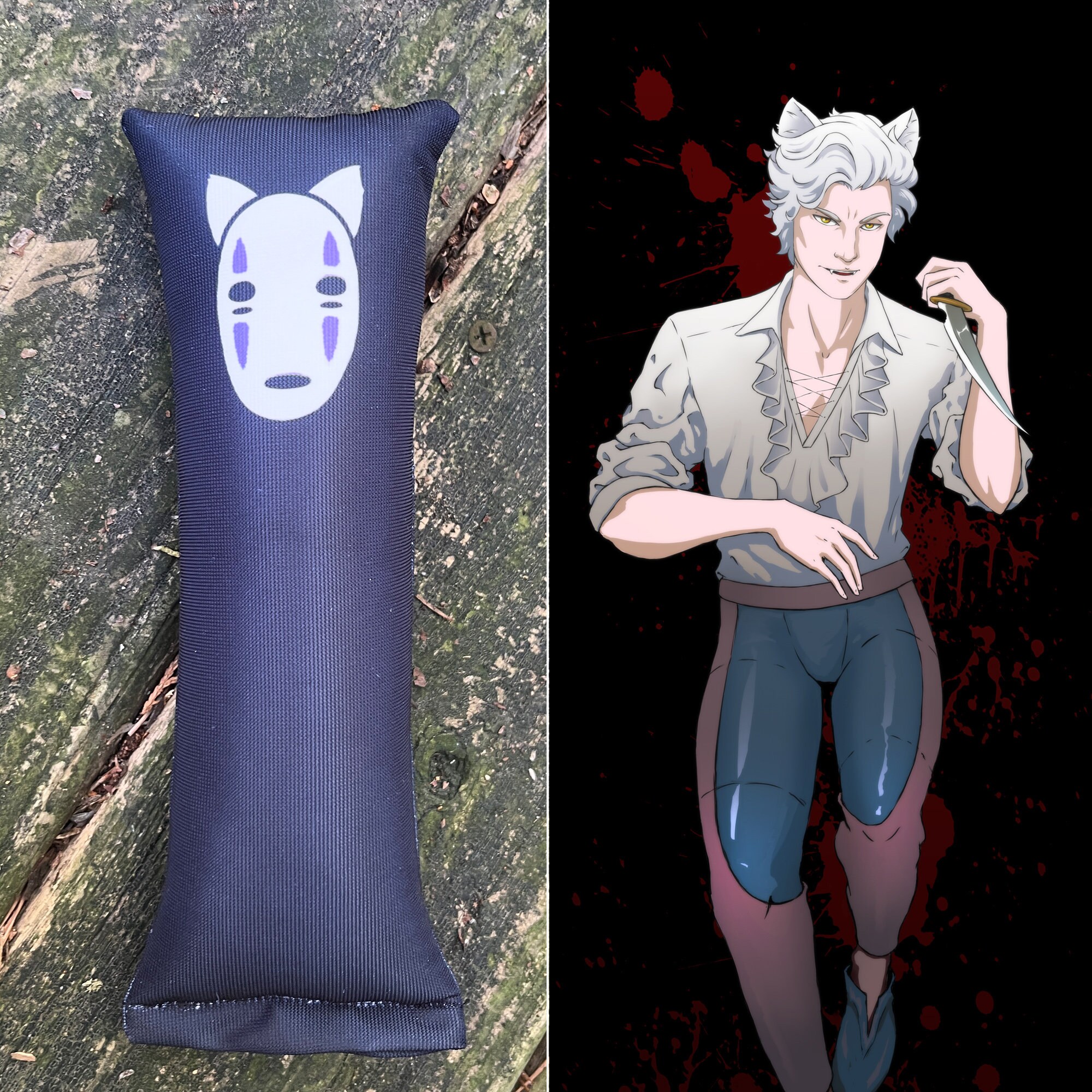 Catnip Dakimakura Anime Body Pillow for Cats Handmade Catnip Waifu Pillow  Kick Stick Cat Toy Anime Catnip Kicker 