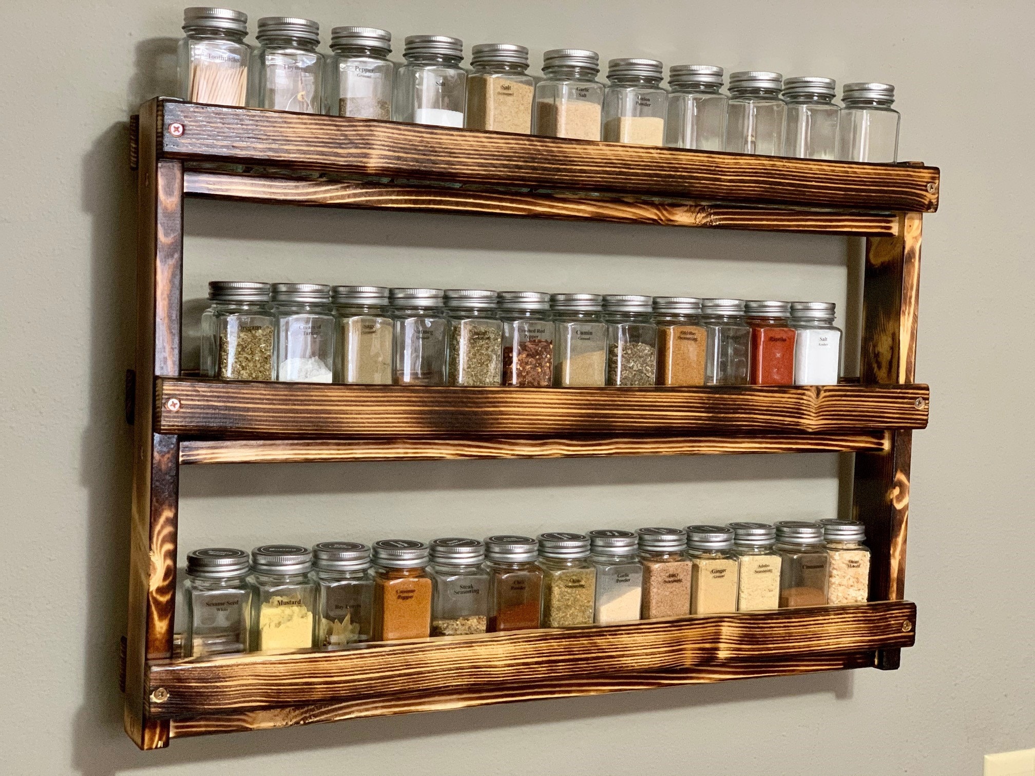Hanging Spice Rack Etsy