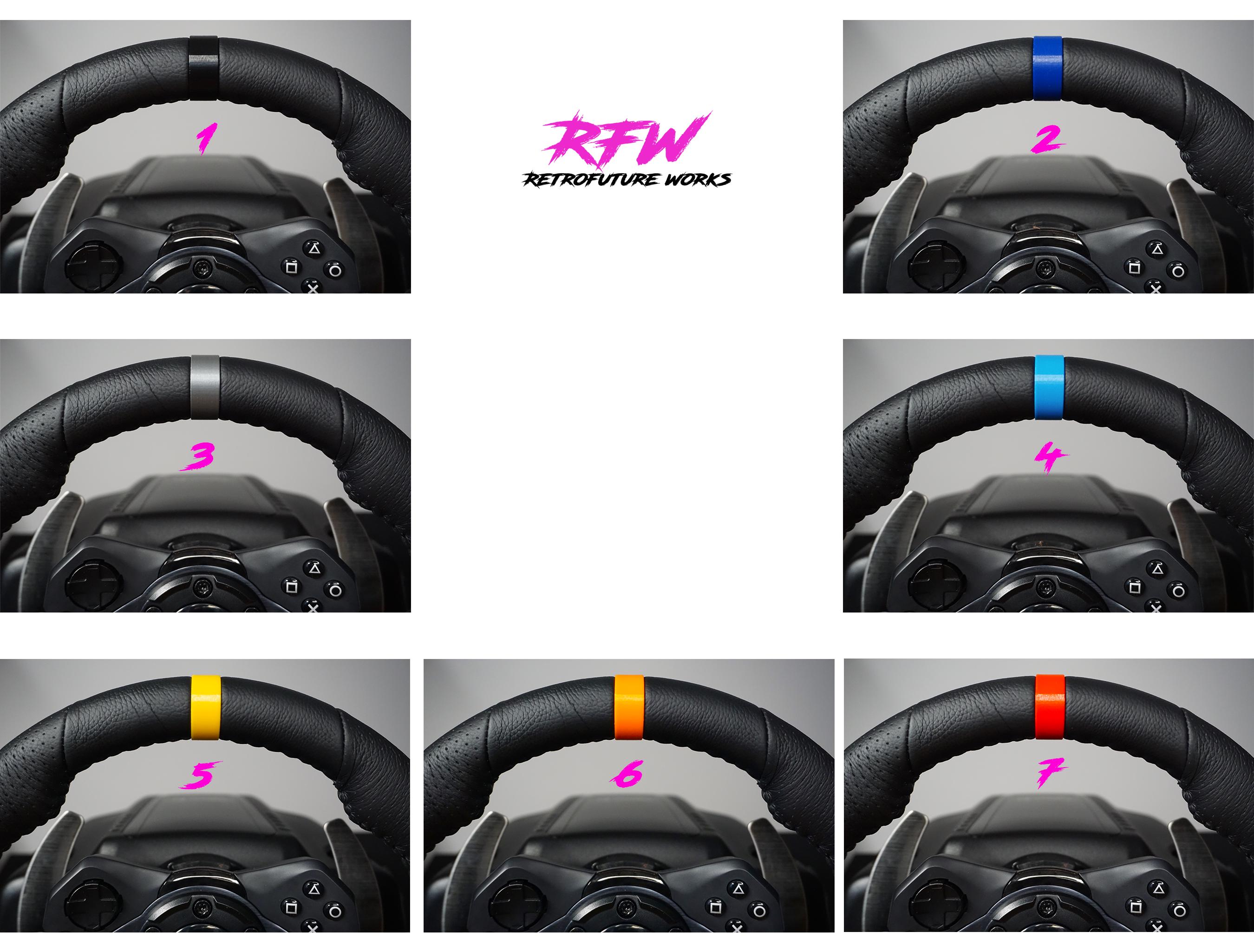 Logitech G29 / G920 / G923 Steering Wheel Top Center Marker