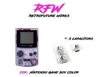 Nintendo Game Boy Color SMD Nichicon en Panasonic-condensatorkit - reparatiesamenvatting