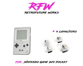 Nintendo Game Boy Pocket SMD Nichicon en Panasonic-condensatorkit: samenvatting reparatie