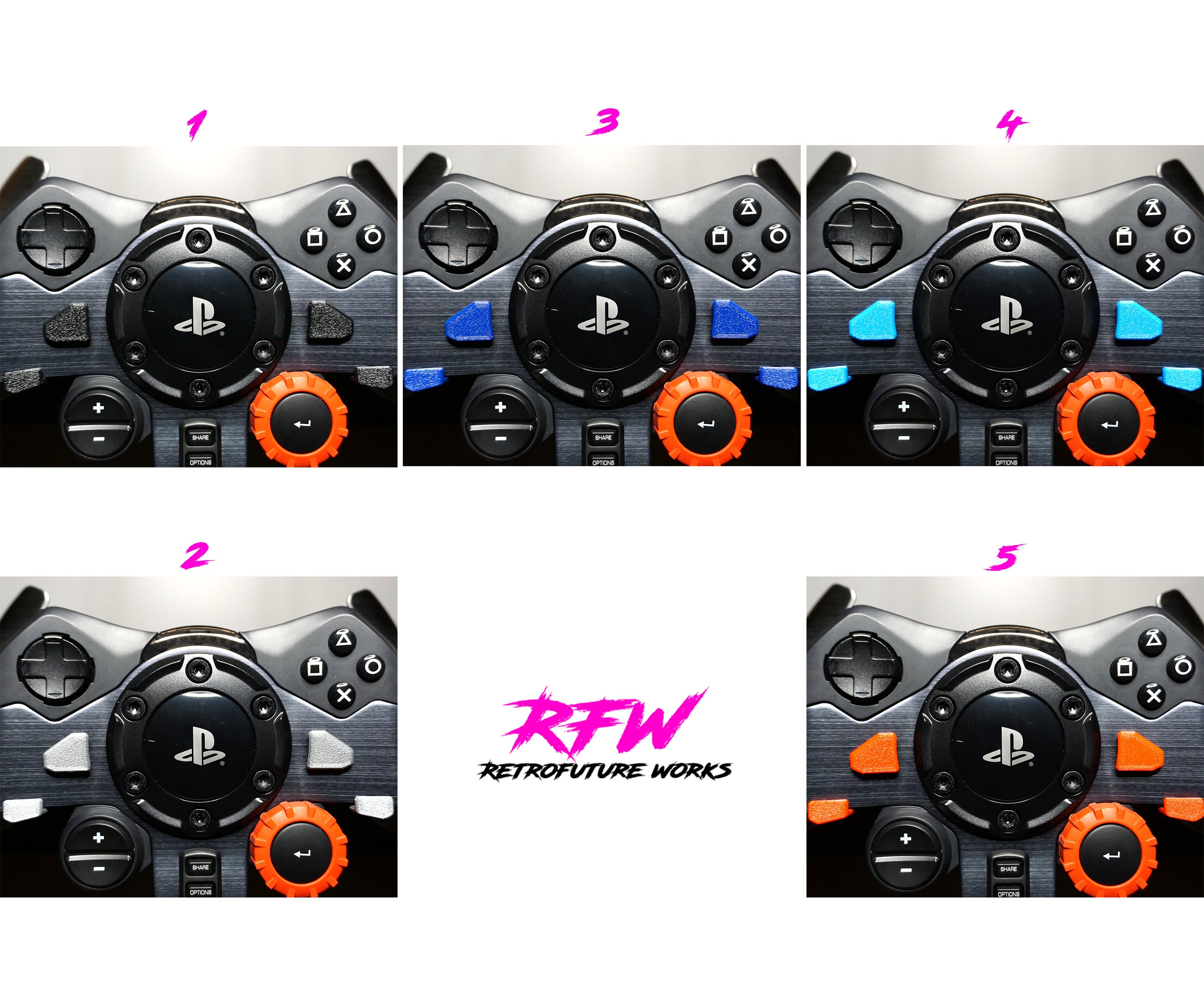 PS4 Playstation 4 Lenkrad Racing Wheel für Dualshock Controller