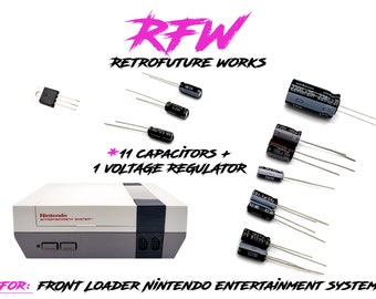 NES Voorladerconsole Nintendo Entertainment System - Nichicon-condensatorkit - reparatieoverzicht - 7805 Spanningsregelaar