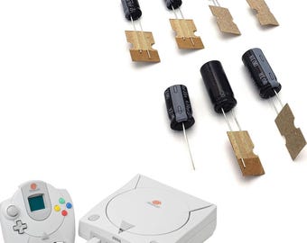 Sega Dreamcast - Nichicon/Panasonic-condensatorkit - voor 220-240 V voeding - PSU
