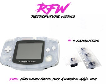 Nintendo Game Boy Advance GBA AGB-001 / SMD Panasonic-condensatorkit - Samenvatting reparatie