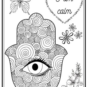 Positive affirmation coloring book | Meditate on a different affirmation while you color | Amazing for adults & children alike | Positivity