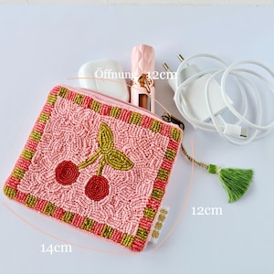 Kleine Handtaschen-Tasche für Make-up, Karten und Kleinteile