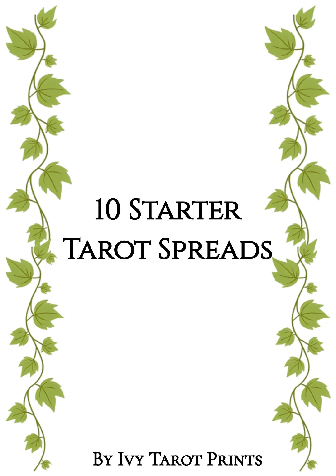 Tarot Notes.pdf 10 Simple Printable Tarot Spreads With Note Pages PDF | Beginner ...