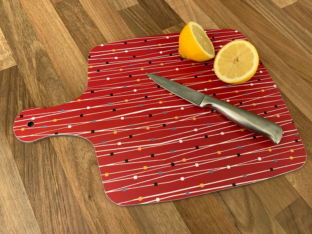 Large Midcentury Inspired Melamine Chopping Board/cheese Board/canapé