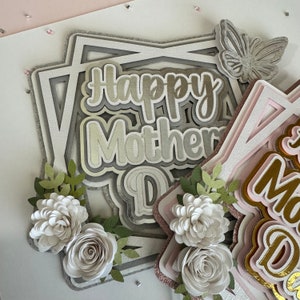 Mother's Day Topper, Happy Mother's Day Topper, Cake Toppers for ...