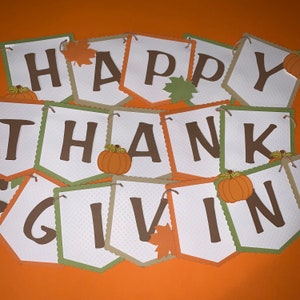 Party Decorations, Thanksgiving Banner, Thanksgiving, Thanksgiving Party Decorations, Thanksgiving Decor