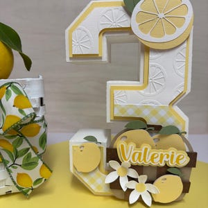 Decoraciones para fiestas de limón, decoración para fiestas de limón, decoraciones con temática de limón, fiesta de limón, letras 3D de limón, decoraciones para fiestas de cumpleaños de limón