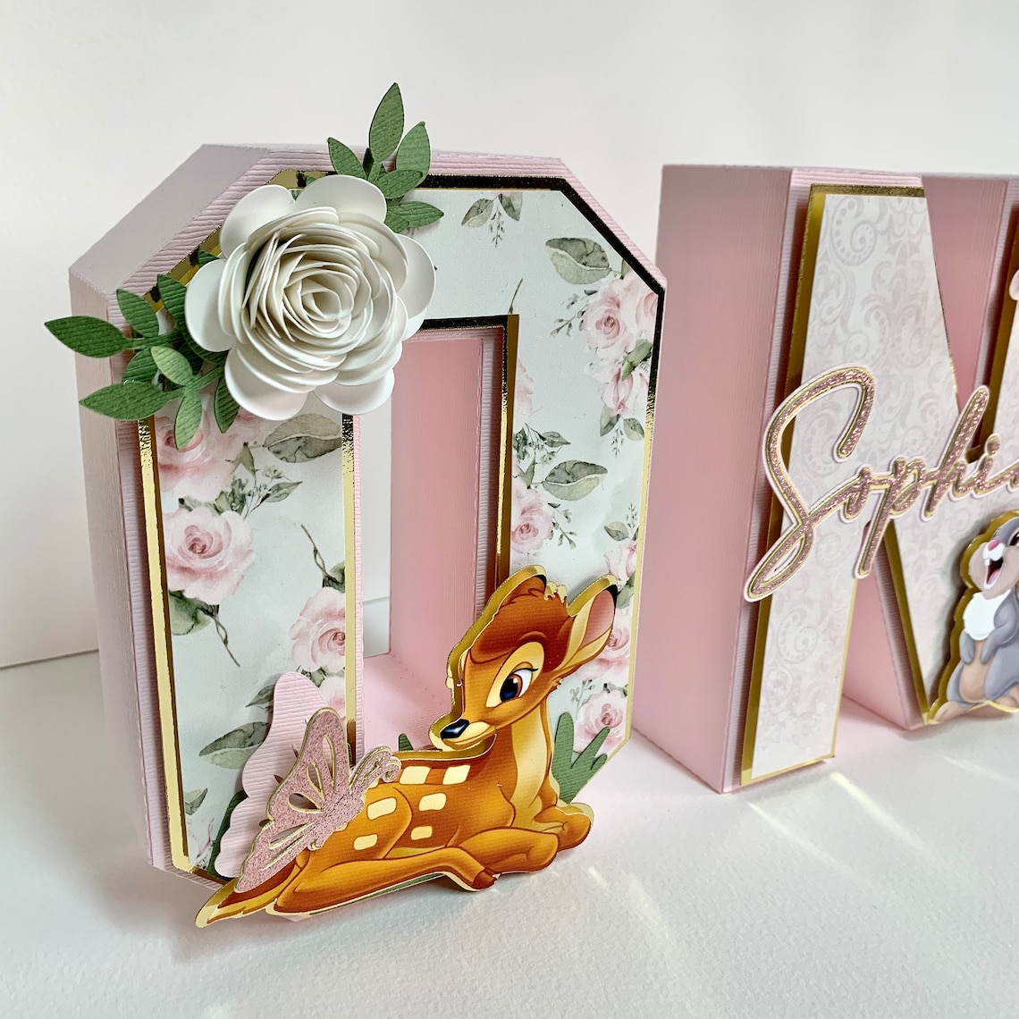 Bambi Party Decorations Bambi 3D Letters Bambi Party - Etsy