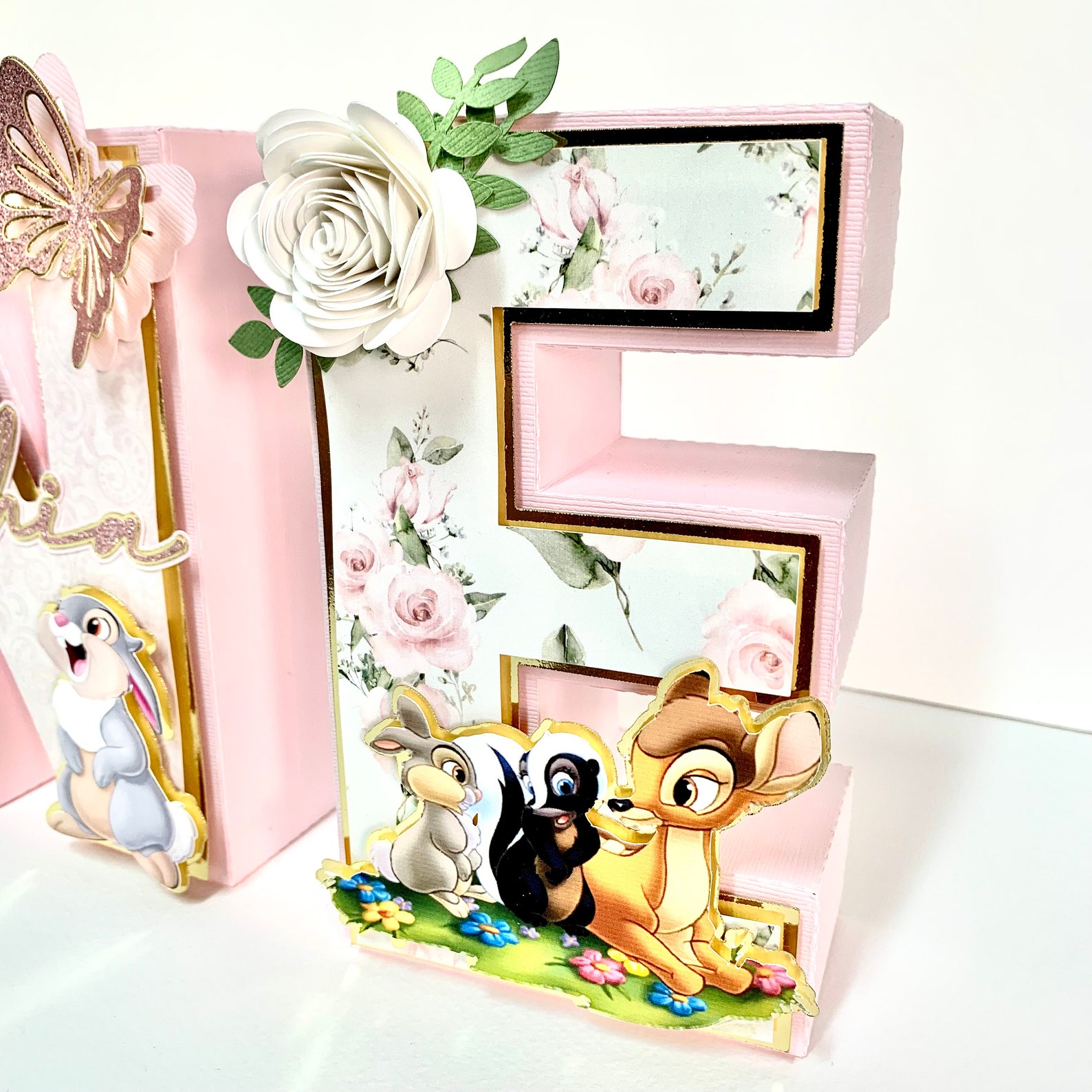 Bambi Party Decorations Bambi 3D Letters Bambi Party - Etsy