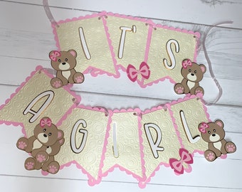 It's a boy banner, It's a girl banner, Baby shower, Baby boy Party decorations, Baby shower banner