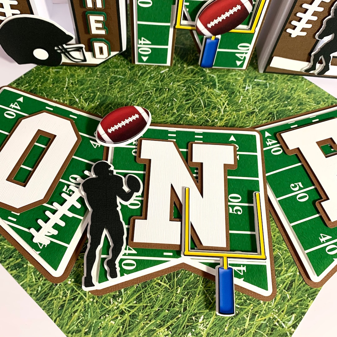 Football Party Decorations, Football Theme Birthday Banner, Football