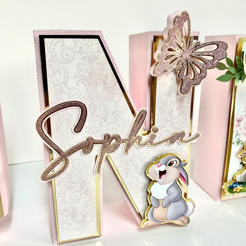 Bambi Party Decorations Bambi 3D Letters Bambi Party - Etsy