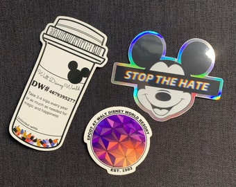 Disney Pack (3) - Vinyl Stickers