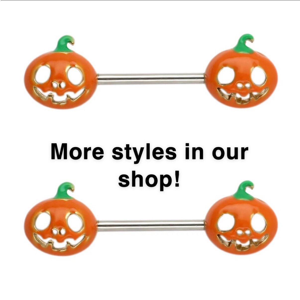 Pumpkin nipple rings hotsell